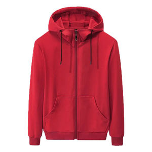 2025 nouvelle mode hommes Super fermeture éclair à capuche surdimensionné poids lourd coton polaire sweat épais fermeture éclair à capuche - Product Image 5