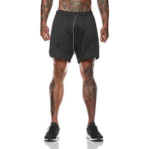 2025 dernière conception de haute qualité hommes été décontracté cordon taille Shorts gymnastique sport Fitness décontracté course hommes Shorts - Product Image 2
