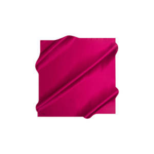 Fuchsia Silk <b>Square</b> <b>Scarf</b>-Plain Lightweight & Elegant - Product Image 1