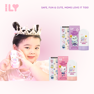 Crème solaire pour enfants KOREA SPF 50+ PA++++, sérum solaire, écran solaire, non toxique, soin de la peau pour enfants, végan, halal, ILY par JEONG FAMILY - Product Image 1