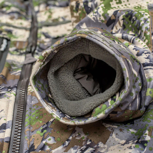 Veste de camouflage chasse hiver Logo personnalisé manteaux chauffants et vêtements chauds veste d'extérieur en polyester imprimé camouflage - Product Image 3