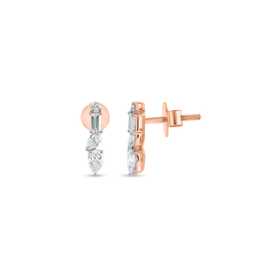 ต่างหูเพชรรูปลูกแพร์สุดหรูสำหรับงานกิจกรรมแฟชั่นระดับไฮเอนด์พร้อมอัญมณีใสจากอินเดีย - Product Image 5