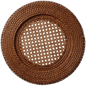 Placas cargadoras de mimbre de bambú y ratán artesanales, proveedor mayorista, vajilla de comedor sostenible respetuosa con el medio ambiente de Vietnam - Product Image 3