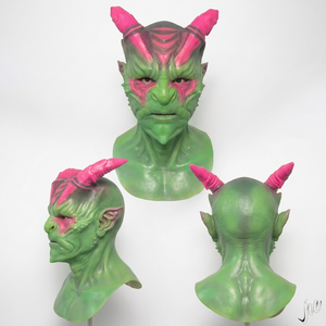 Großhandel Maßgefertigte Silikon-Vollgesichtsmaske Realistisches Alien-Kreaturen-Design Komfortables Weiches Material Wiederverwendbare Erwachsenen-Partymasken - Product Image 4