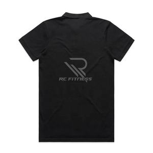 Chemise pour homme 100% coton, séchage rapide, respirante, impression de logo personnalisée de haute qualité, golf, 260g - Product Image 6