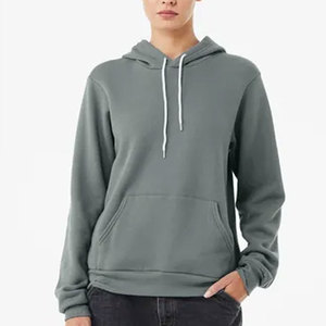 Sweats à capuche légers Tri-Blend Bella Fabricant de sweat à capuche en toile - Product Image 4