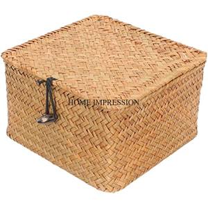 Round Shape Most Demanded Customized Size And Logo Available Premium Quality Rattan Made <b>Storage</b> Container And <b>Baskets</b> Supplies - Product Image 2
