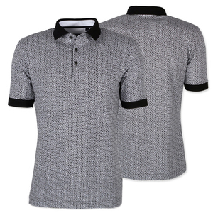 Ropa de golf profesional para hombres personalizada para diseño de camiseta de polo con bordado y sublimación patrón sólido antiarrugas - Product Image 6