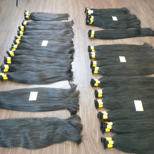 ผมต่อจำนวนมากสีดำธรรมชาติ150กก. สินค้าจากร้านขายผม Minh khang ในเวียดนาม - Product Image 1