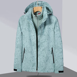 Veste d'extérieur haute performance vêtements d'alpinisme imperméables coupe-vent veste doublée polaire pour hommes et femmes - Product Image 3