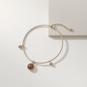 Elegante Pulsera de Cadena con Dije de Lágrima en Oro Amarillo Macizo, Color Oro, de Lujo, Certificada por GIA, Joyería Fina Minimalista, Diseño OEM - Product Image 6