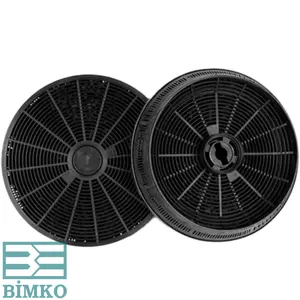 BMK-CF27 conjunto de 2 peças de filtros de carvão ativado para exaustores de fogão, carvão vegetal, peças sobressalentes de cozinha 723390