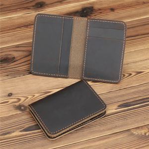 Leather <b>Card</b> Holder <b>Wallet</b> Slim Business <b>Card</b> Case for <b>Men</b> Minimalist <b>Credit</b> Gift for Him LCR-0049B - Product Image 3