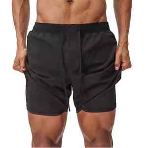 Double <b>Layer</b> Men Workout Shorts Running Quick Drying Plus Size Men Shorts Outdoor Sports Fitness Ranning Shorts for Men - Product Image 4