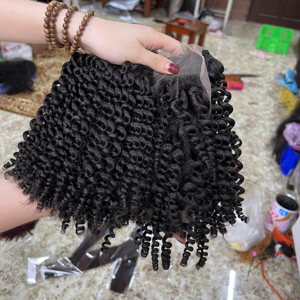Offre Spéciale pour toutes les longueurs de paquets vierges bouclés 100% cheveux humains vietnamiens de haute qualité avec prix de gros - Product Image 1