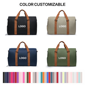 กระเป๋าทรงดัฟเฟิลพับได้ทำจากโพลีเอสเตอร์ผ้าอ๊อกซ์ฟอร์ดกันน้ำสำหรับผู้หญิงความจุมากกระเป๋าเดินทางกีฬาสไตล์ธุรกิจ - Product Image 2