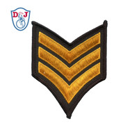 Écussons personnalisés populaires, rayures de rang, emblèmes, badges brodés, écussons pour uniformes, accessoires vestimentaires