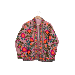 Chaqueta Algodón TNT SUZANI Bordado Abrigo de mujer Forro de algodón transpirable Patrón floral Casual Invierno - Product Image 1