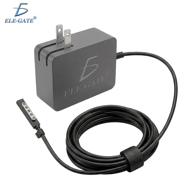 24W 12V 2A Charger for Microsoft Surface Aluminum Alloy Power Supply Adapter PD Function SCP 5V/1A Output Compatible EU/US/UK