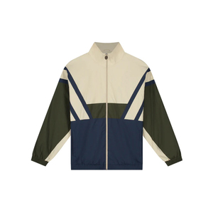 Ropa de hombre personalizada con cremallera 100% chaqueta cortavientos de poliéster de nailon para hombre diseño personalizado tu propia chaqueta ligera de retazos - Product Image 5