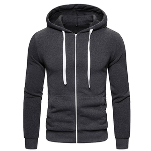 Sudadera con Capucha Completa con Cierre para Hombre, Mezcla de Algodón, Impresión de Calidad de Exportación, Sudadera con Capucha Cómoda para Hombre, Tela Suave, Impresión Nítida - Product Image 2