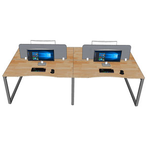 โต๊ะกลุ่มมินิมอล 4 ที่นั่ง 280x140 ซม. ไม้ยางพาราขาเหล็ก HBRT076 - Product Image 5