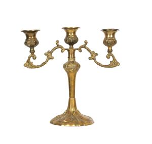 Accessoires de décoration de mariage Candélabres Bougeoirs sur pied personnalisés Bougeoirs en métal poli à vendre - Product Image 5