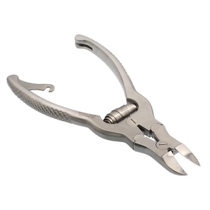 Cantilever <b>Nail</b> Cutting Nipper Barrel Spring Concave Angled Sharp Edge <b>Clipper</b> <b>for</b> <b>Thick</b> <b>Nails</b> Stainless Steel Smooth Handle - Product Image 1