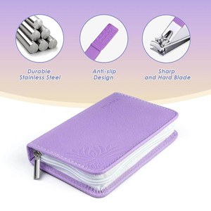 Kits de manucure et pédicure professionnels portables personnalisés, instruments de soins de beauté de salon pour un usage domestique, boîte durable en acier inoxydable - Product Image 5