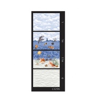 Azulejos de Porcelana Esmaltada de Alta Calidad para Interiores, con Diseño de Delfines y Océano, 300x450 mm
