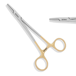 High Quality 14cm Stainless Steel Manual Hemostat Needle <b>Holder</b> Straight Tc Castroviejo Dental Surgery Implant Forceps - Product Image 4
