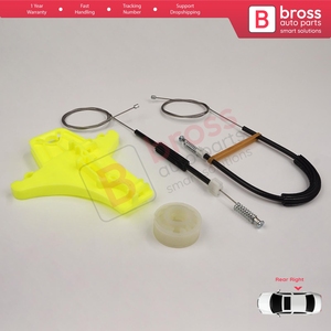Kit de réparation de lève-vitre arrière droit BWR5208 pour Amarok MK1 2H 2010-2022 Pickup 4 portes 2H7839402 - Product Image 3