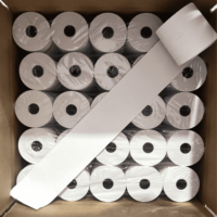 Papier thermique pour reçus de caisse 57x50mm, rouleaux pour caisse enregistreuse, vente en gros, directement de l'usine