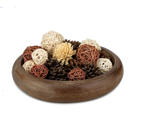 Conceptions personnalisées bols à bougies en bois décor de ferme bols à pâte pour bougies décoration de mariage et d'anniversaire de Noël. - Product Image 1