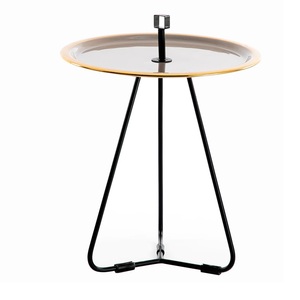 Support à gâteau en verre et métal à 3 niveaux Fait à la main Décoratif Table à dîner Centre de table Support à gâteau - Product Image 2