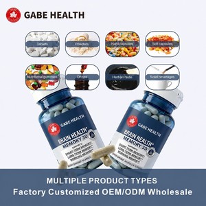 Custom <strong>Vitamin</strong> Brain Capsules Relieve Mental Fatigue Boost <strong>Memory</strong> Improve Sleep OEM/ODM Private Label GMP Certified - Product Image 4