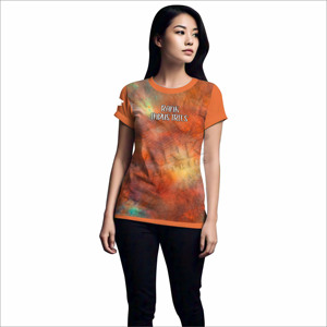 Nuevo diseño de manga corta para mujer, camisetas de algodón hechas a granel para mujer, camisetas en stock para mujer - Product Image 2