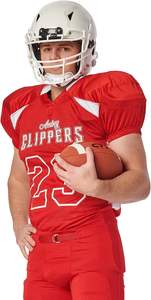 Maillot de football américain pour jeunes et adultes avec logo personnalisé et couleurs de l'équipe pour le match et l'entraînement - Product Image 2