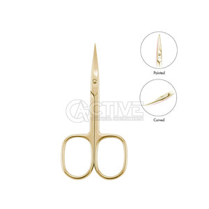 Tijeras oftálmicas de acero inoxidable Para Iris, instrumentos quirúrgicos de alta calidad, tijeras de precisión CE Para Iris, acero inoxidable quirúrgico - Product Image 3