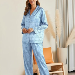 Conjunto de Pijama Elegante para Mujer, Tejido Ligero, Sensación Suave, Ropa de Dormir Cómoda - Product Image 5