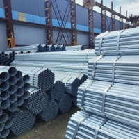 Tube en acier rond galvanisé à chaud, revêtu de zinc antirouille, pour la construction, les clôtures, les serres et les projets d'ingénierie