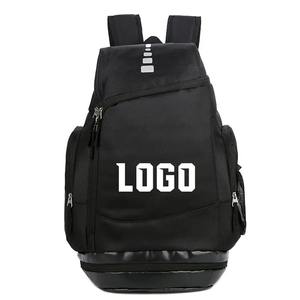 Sac à dos de basketball en nylon et polyester, motif lettres, luxe personnalisable avec porte-ballon, sport, fitness, gym, voyage BB-0085 - Product Image 6