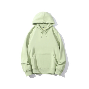 Sweat à capuche en éponge 500 coton personnalisé 100% GSM Hip Hop surdimensionné pour hommes avec sweat à capuche ample de couleur unie - Product Image 1