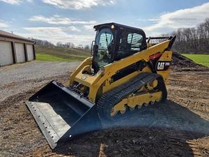 รถตักล้อยางขนาดเล็ก Cat 279D3 รถตักหน้าขุดขนาดเล็ก อุปกรณ์ก่อสร้างขนาดกะทัดรัด - Product Image 3