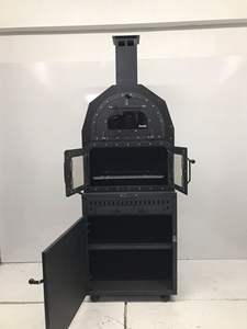 เตาอบสวนและเตาบาร์บีคิว DORELLO รุ่นโมเดิร์น ทำจากโลหะและไม้ พร้อมรีโมทคอนโทรล และดีไซน์รักษ์โลก - Product Image 2