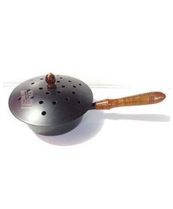 Quemador de hierro y Metal, quemador de carbón de incienso esencial moderno, ambientador para el hogar, quemador de incienso negro para Hotel y Bar - Product Image 3