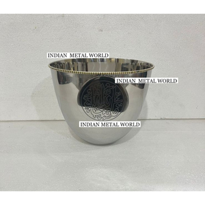 Bol de serveur en métal poli argenté de la meilleure qualité pour les décorations de mariage Décoration de table classique Chocolat moderne écologique - Product Image 4