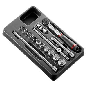 Juego de Llaves de Tubo Facom de 16 Piezas, 3/8'' Pulgadas, 12 Puntas - Product Image 1