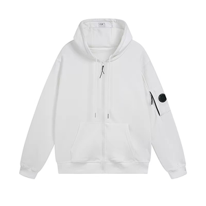Sweat à Capuche Zippé en Molleton pour Homme de Haute Qualité 100% Coton Oversize Épais Hiver Streetwear Épaules Tombantes Personnalisable - Product Image 5