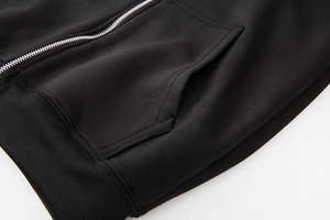 2023 Spring and Autumn Outdoor Fashion Casual Loose <b>Cardigan</b> <b>Men</b> Blank Custom Full Zip up Hoodie - Product Image 5